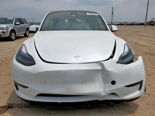 2024 Tesla Model Y Long Range with VIN 7SAYGDEE6RA290124, listed as a Copart auction lot 57662385 with 14,751 mi miles and Salvage title. Bid and sale history available at DreamBid. Image 5.