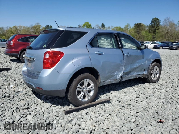 2015 Chevrolet Equinox LS with VIN 2GNALAEK7F6353158, listed as a Copart auction lot 52584905 with 107,861 mi miles and Salvage Title. Bid and sale history available at carsss.com. Image 3.