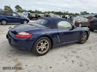 2006 Porsche Boxster with VIN WP0CA29896U713284, listed as a Copart auction lot 76937324 with 28,081 mi miles and Salvage Title. Bid and sale history available at carsss.com. Image 3.