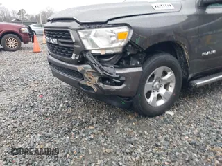 2022 Ram 1500 Big Horn with VIN 1C6RREFG6NN337093, listed as a IAAI auction lot 41619033 with 58,264 mi miles and . Bid and sale history available at DreamBid. Image 6.