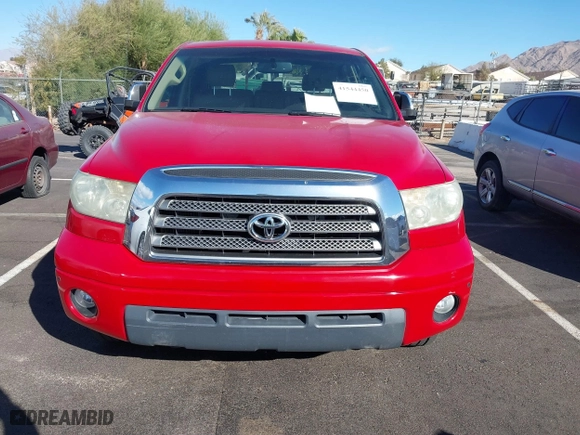 2007 Toyota Tundra LTD with VIN 5TBEV58177S470706, listed as a IAAI auction lot 41544450 with 10 mi miles. Bid and sale history available at carsss.com. Image 12.