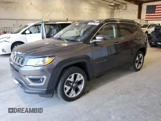 2020 Jeep Compass Limited with VIN 3C4NJDCB6LT204350, listed as a Copart auction lot 63216935 with 54,766 mi miles and Salvage title. Bid and sale history available at DreamBid. Image 1.