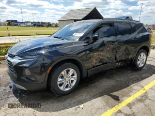 2022 Chevrolet Blazer LT z VIN 3GNKBJRS3NS139480, wystawiony jako Copart lot #60823574 z przebiegiem 15 810 mil mil oraz Szkoda całkowita • Salvage title. Historia ofert i sprzedaży dostępna na DreamBid. Obrazek 1.