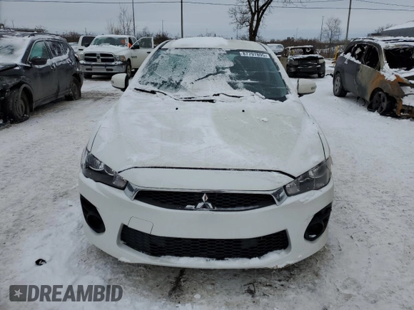 2017 Mitsubishi Lancer ES with VIN JA32V2FW2HU601981, listed as a Copart auction lot 87797895 with 108,411 mi miles and Salvage Title. Bid and sale history available at carsss.com. Image 5.