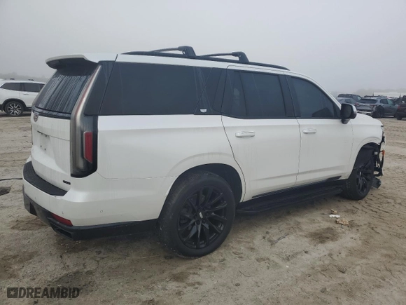 2022 Cadillac Escalade Sport Platinum with VIN 1GYS4GKL5NR186998, listed as a Copart auction lot 85714654 with 47,577 mi miles and Salvage Title. Bid and sale history available at carsss.com. Image 3.