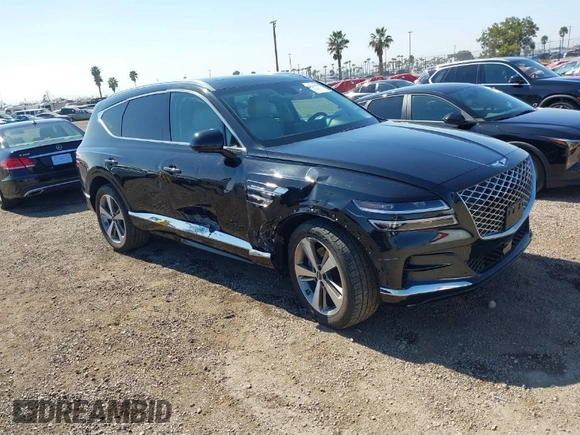 2021 Genesis GV80 with VIN KMUHB4SB7MU034287, listed as a IAAI auction lot 41663039 with 65,405 mi miles and . Bid and sale history available at DreamBid. Image 1.