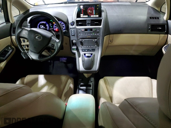 2012 Lexus HS with VIN JTHBB1BA9C2049574, listed as a Copart auction lot 52518795 with 137,491 mi miles and Clean Title. Bid and sale history available at carsss.com. Image 8.