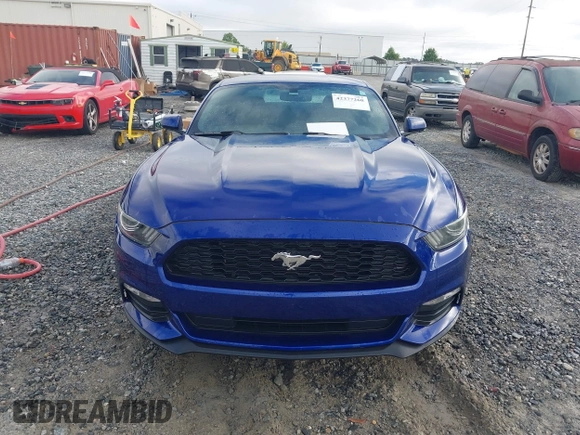 2015 Ford Mustang V6 with VIN 1FA6P8AM6F5411572, listed as a IAAI auction lot 42377268 with 56,049 mi miles and . Bid and sale history available at DreamBid. Image 6.