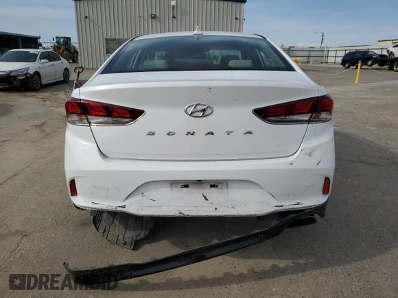 2018 Hyundai Sonata SEL with VIN 5NPE34AF6JH667456, listed as a Copart auction lot 52322835 with 95,047 mi miles and Salvage Title. Bid and sale history available at DreamBid. Image 6.
