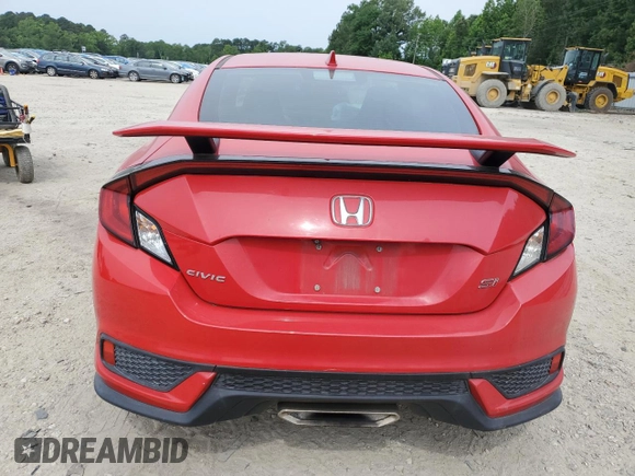 2018 Honda Civic Si z VIN 2HGFC3A55JH758461, wystawiony jako Copart lot #59638025 z przebiegiem 144 673 mil mil oraz Szkoda całkowita • Salvage title. Historia ofert i sprzedaży dostępna na DreamBid. Obrazek 6.