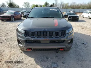 2024 Jeep Compass Trailhawk with VIN 3C4NJDDN7RT156682, listed as a Copart auction lot 50811795 with 8,088 mi miles and Salvage title. Bid and sale history available at DreamBid. Image 5.