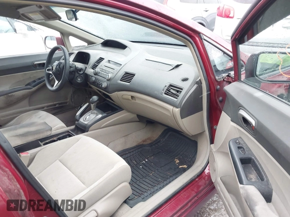 2011 Honda Civic LX with VIN 2HGFA1F5XBH550385, listed as a IAAI auction lot 41563973 with 216,890 mi miles and . Bid and sale history available at DreamBid. Image 5.