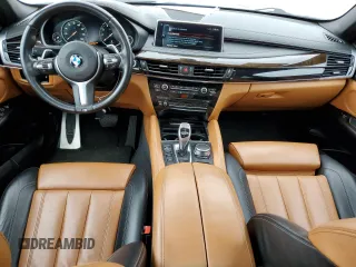 2017 BMW X6 xDrive35i with VIN 5UXKU2C32H0X48127, listed as a Copart auction lot 52473473 with 128,791 mi miles. Bid and sale history available at carsss.com. Image 8.