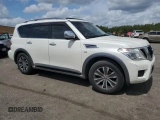 2017 Nissan Armada SV with VIN JN8AY2NC4H9503019, listed as a Copart auction lot 51537995 with 157,084 mi miles and Clean Title. Bid and sale history available at carsss.com. Image 4.