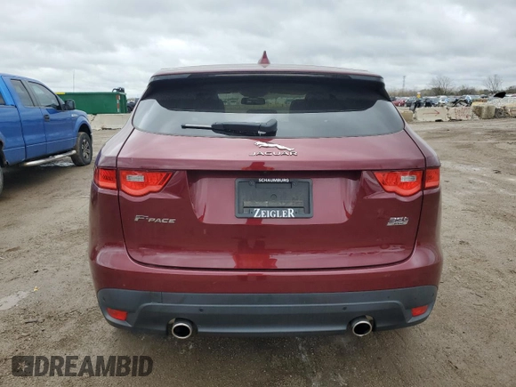 2017 Jaguar F-Pace 35t Premium with VIN SADCJ2BV0HA068470, listed as a Copart auction lot 79122384 with 43,017 mi miles and Salvage title. Bid and sale history available at DreamBid. Image 6.