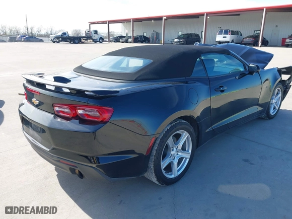 2023 Chevrolet Camaro 1LT with VIN 1G1FB3DX0P0155941, listed as a IAAI auction lot 41270283 with 27,406 mi miles. Bid and sale history available at carsss.com. Image 4.
