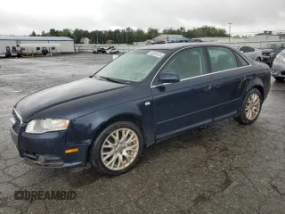 2008 Audi A4 2.0T z VIN WAUDF78E28A165463, wystawiony jako Copart lot #58035415 z przebiegiem 179 472 mil mil oraz Szkoda całkowita • Salvage title. Historia ofert i sprzedaży dostępna na DreamBid. Obrazek 1.