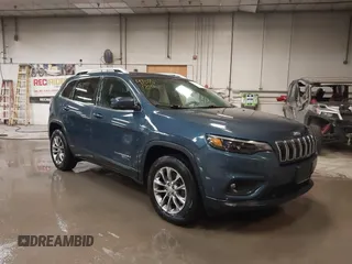 2019 Jeep Cherokee Latitude Plus with VIN 1C4PJMLB4KD462220, listed as a IAAI auction lot 42081241 with 46,334 mi miles and . Bid and sale history available at DreamBid. Image 1.