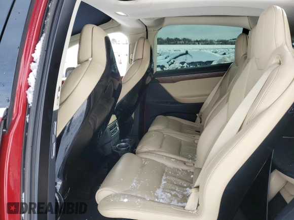 2016 Tesla Model X 70D with VIN 5YJXCAE23GF004772, listed as a Copart auction lot 45426655 with 77,453 mi miles and Salvage Title. Bid and sale history available at DreamBid. Image 10.