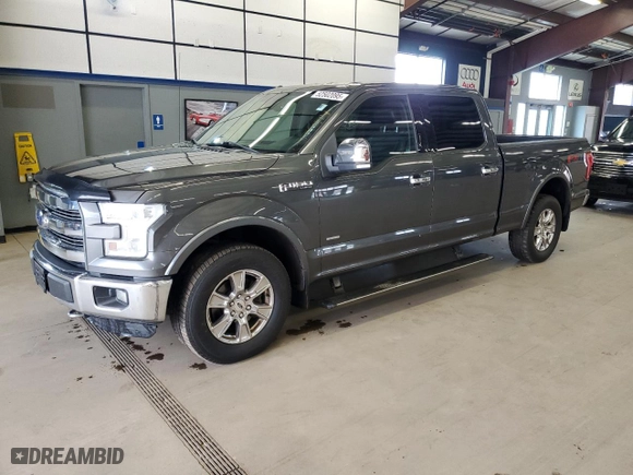 2015 Ford F-150 XLT w/HD Payload Pkg with VIN 1FTFW1EG8FFC65095, listed as a Copart auction lot 52502095 with 180,531 mi miles and Clean Title. Bid and sale history available at carsss.com. Image 1.