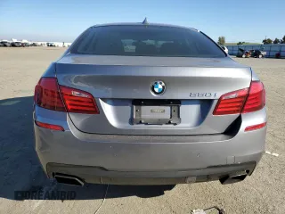 2013 BMW 5 Series 550i with VIN WBAFR9C53DDX80728, listed as a Copart auction lot 41894205 with 84,002 mi miles and Clean Title. Bid and sale history available at carsss.com. Image 6.