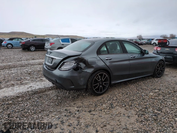 2017 Mercedes-Benz C 43 AMG with VIN 55SWF6EB6HU204688, listed as a Copart auction lot 47649265 with 96,964 mi miles and Salvage Title. Bid and sale history available at DreamBid. Image 3.