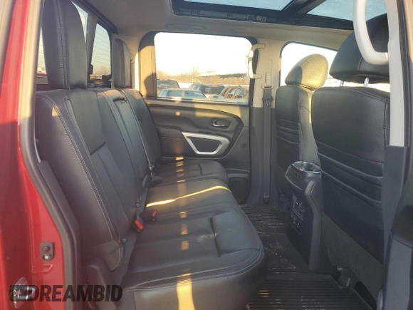 2020 Nissan Titan XD Platinum Reserve with VIN 1N6AA1FB9LN508763, listed as a Copart auction lot 46680825 with 560 mi miles and Salvage Title. Bid and sale history available at carsss.com. Image 10.