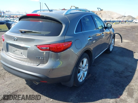 2012 Infiniti FX with VIN JN8AS1MWXCM156244, listed as a IAAI auction lot 41985306 with 107,039 mi miles and . Bid and sale history available at DreamBid. Image 4.
