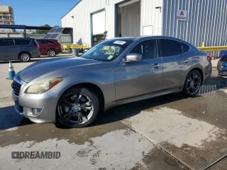 2011 Infiniti M37 with VIN JN1BY1AP2BM326416, listed as a Copart auction lot 81486964 with 168,804 mi miles and Salvage Title. Bid and sale history available at carsss.com. Image 1.