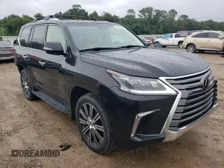 2020 Lexus LX with VIN JTJDY7AX2L4317495, listed as a Copart auction lot 70972864 with 47,283 mi miles and Salvage Title. Bid and sale history available at carsss.com. Image 4.