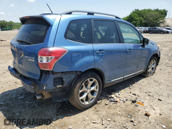 2015 Subaru Forester Touring with VIN JF2SJAWCXFH559970, listed as a Copart auction lot 62570395 with 87,779 mi miles and Salvage title. Bid and sale history available at DreamBid. Image 3.