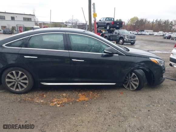 2016 Hyundai Sonata 2.4L Sport with VIN 5NPE34AF7GH324356, listed as a IAAI auction lot 40931068 with 90,630 mi miles. Bid and sale history available at carsss.com. Image 13.