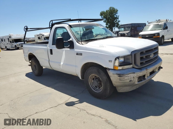 2002 Ford Super Duty F-250 XL with VIN 1FTNF20L72EC58774, listed as a Copart auction lot 66731564 with 262,286 mi miles and Clean Title. Bid and sale history available at carsss.com. Image 4.