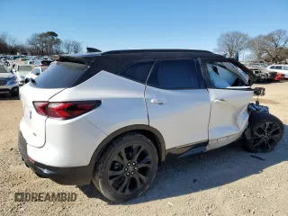 2022 Chevrolet Blazer RS with VIN 3GNKBERS4NS134747, listed as a Copart auction lot 88353445 with Not provided miles and Salvage title. Bid and sale history available at DreamBid. Image 3.