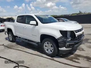 2022 Chevrolet Colorado 2WD LT with VIN 1GCGSCEN1N1110801, listed as a Copart auction lot 61085535 with 56,143 mi miles and Salvage title. Bid and sale history available at DreamBid. Image 4.