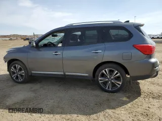 2020 Nissan Pathfinder Platinum with VIN 5N1DR2DM6LC635299, listed as a Copart auction lot 50606625 with 0 mi miles and Non Repairable. Bid and sale history available at carsss.com. Image 2.