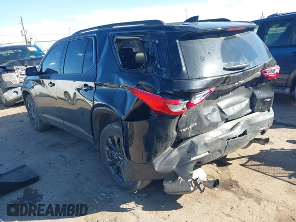 2018 Chevrolet Traverse RS with VIN 1GNERJKX3JJ145158, listed as a IAAI auction lot 41481197 with 158,695 mi miles. Bid and sale history available at carsss.com. Image 3.