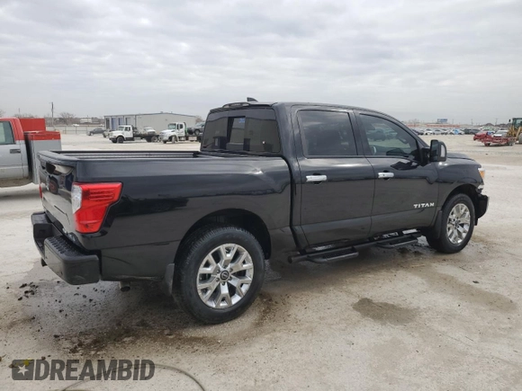 2024 Nissan Titan Pro-4X with VIN 1N6AA1ED3RN109827, listed as a Copart auction lot 42034245 with 4,076 mi miles and Salvage title. Bid and sale history available at DreamBid. Image 3.