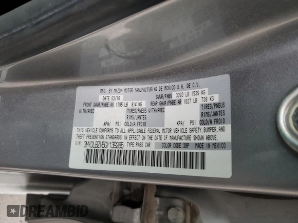 2016 Scion iA with VIN 3MYDLBZV5GY139285, listed as a Copart auction lot 49152105 with 133,197 mi miles and Salvage Title. Bid and sale history available at DreamBid. Image 14.