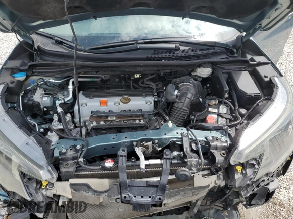2012 Honda CR-V EX-L with VIN 2HKRM4H73CH634527, listed as a Copart auction lot 60984435 with 151,505 mi miles and Salvage title. Bid and sale history available at DreamBid. Image 12.