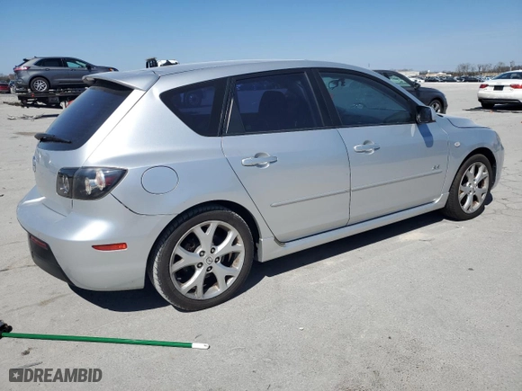 2008 Mazda Mazda3 s Grand Touring with VIN JM1BK343581173625, listed as a Copart auction lot 50391125 with 208,911 mi miles and Salvage Title. Bid and sale history available at carsss.com. Image 3.