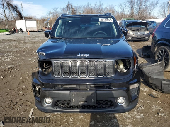 2020 Jeep Renegade Altitude with VIN ZACNJABB6LPL65270, listed as a Copart auction lot 48143655 with 31,457 mi miles and Salvage title. Bid and sale history available at DreamBid. Image 5.
