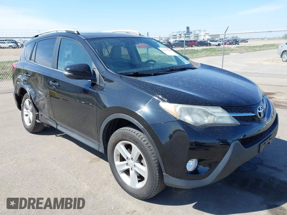 2013 Toyota RAV4 XLE with VIN 2T3WFREV0DW019201, listed as a IAAI auction lot 42145998 with 185,124 mi miles and . Bid and sale history available at DreamBid. Image 1.