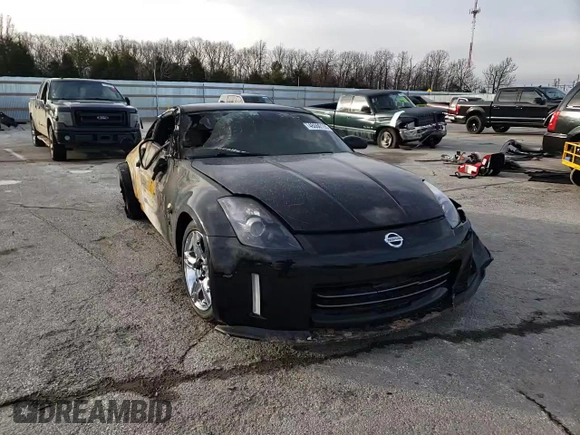 2003 Nissan 350Z Touring with VIN JN1AZ34E03T017128, listed as a Copart auction lot 48060195 with Not Provided miles and Salvage Title. Bid and sale history available at carsss.com. Image 10.