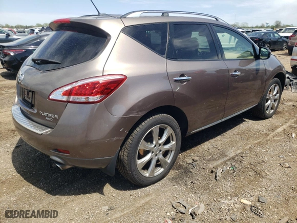 2012 Nissan Murano SL with VIN JN8AZ1MW1CW229307, listed as a Copart auction lot 52886784 with 194,644 mi miles and Non Repairable. Bid and sale history available at carsss.com. Image 3.
