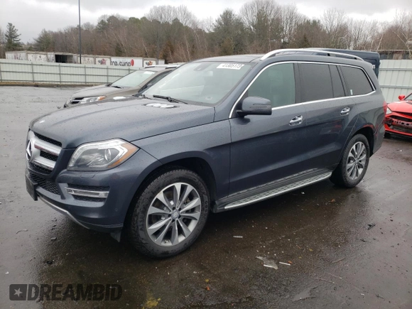 2015 Mercedes-Benz GL-Class GL 450 with VIN 4JGDF6EE1FA484749, listed as a Copart auction lot 41305173 with 77,464 mi miles. Bid and sale history available at carsss.com. Image 1.