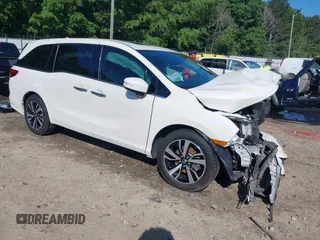 2018 Honda Odyssey Elite with VIN 5FNRL6H97JB084776, listed as a IAAI auction lot 42200111 with Not provided miles and . Bid and sale history available at DreamBid. Image 1.