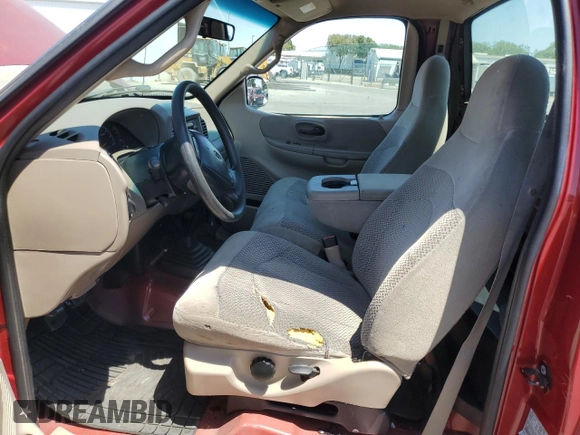 2000 Ford F-150 XL with VIN 2FTZF172XYCA85601, listed as a Copart auction lot 59134645 with Not provided miles and Salvage title. Bid and sale history available at DreamBid. Image 7.