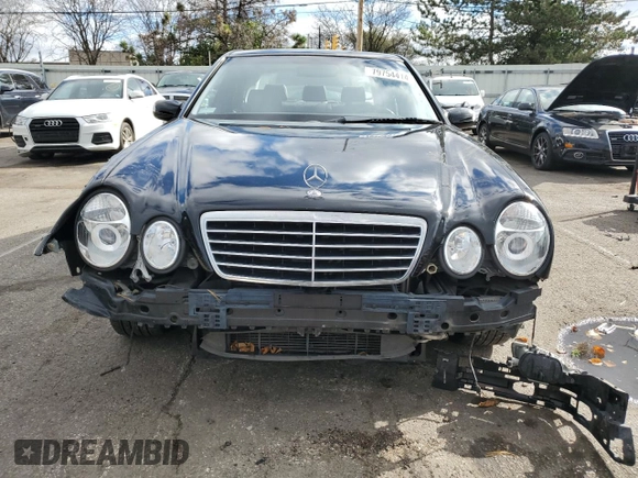 2002 Mercedes-Benz E-Class with VIN WDBJF65J42B471548, listed as a Copart auction lot 79754414 with 200,200 mi miles and Salvage Title. Bid and sale history available at carsss.com. Image 5.