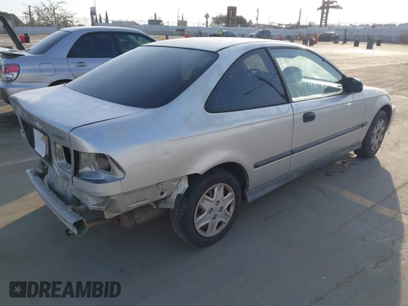 1998 Honda Civic HX with VIN 1HGEJ7222WL056735, listed as a IAAI auction lot 41454876 with 257 mi miles. Bid and sale history available at carsss.com. Image 4.